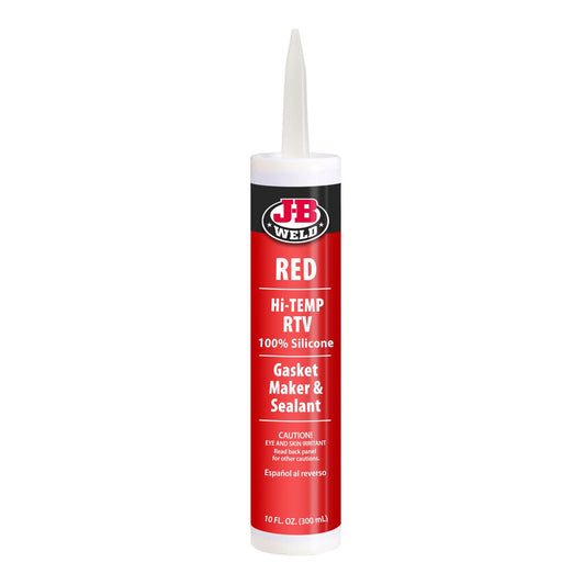 J-B Weld Hi-Temp Silicone Sealant Red 300ml 31914