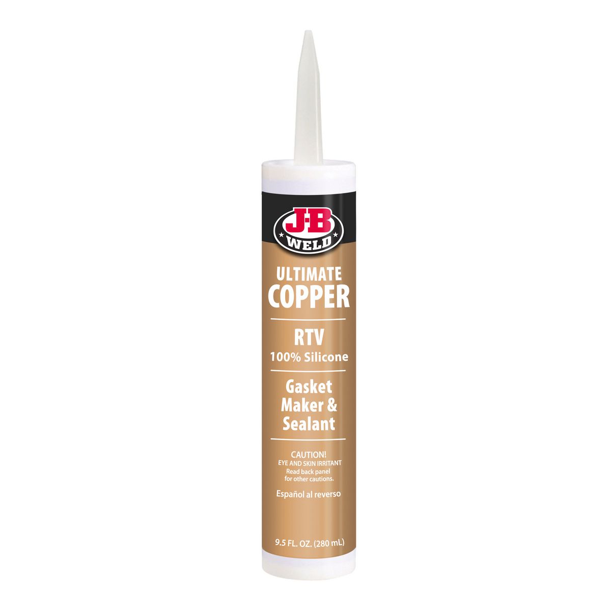 J-B Weld Ultimate Copper Silicone Sealant 280ml 32925