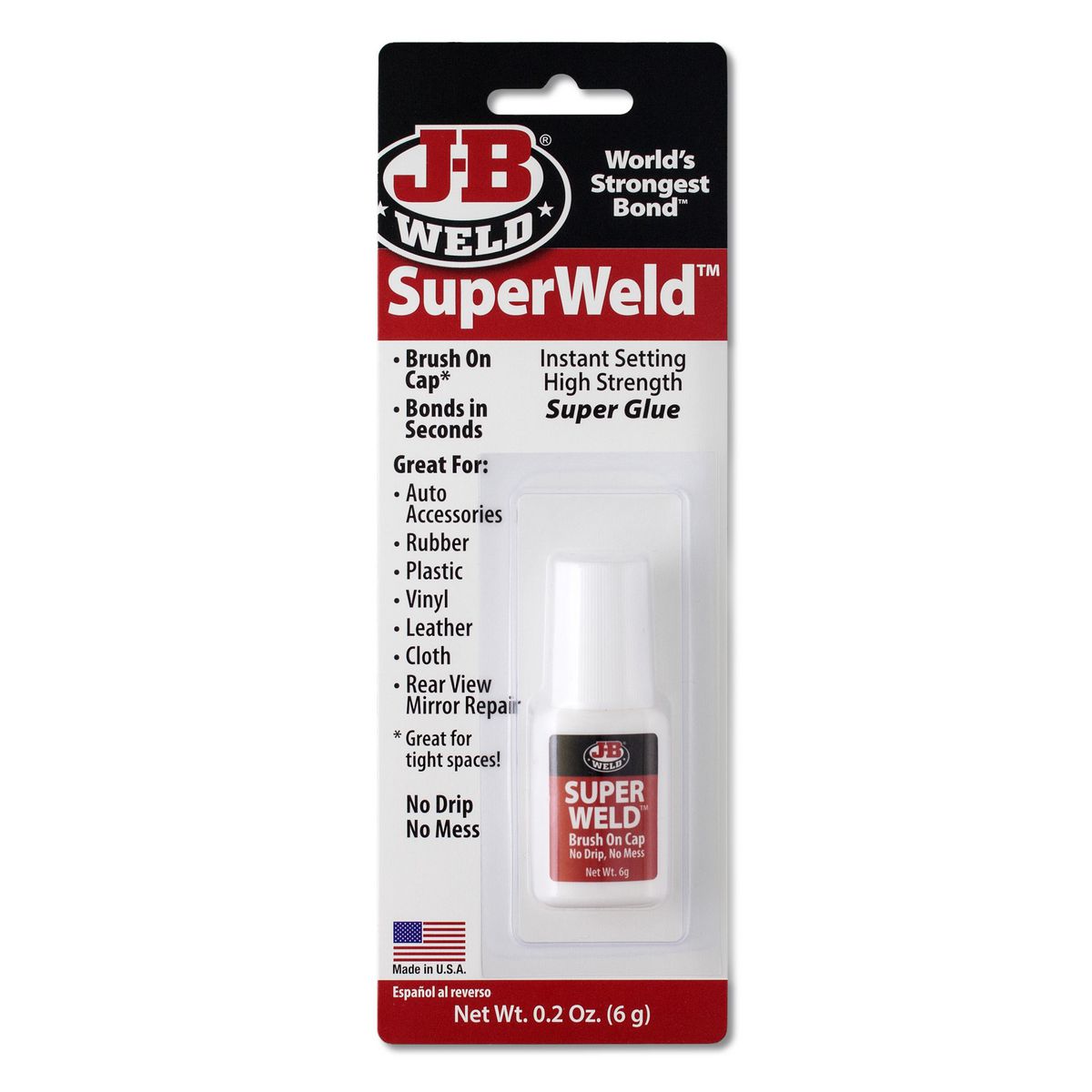 J-B Weld SuperWeld Brush-On 6g 33106