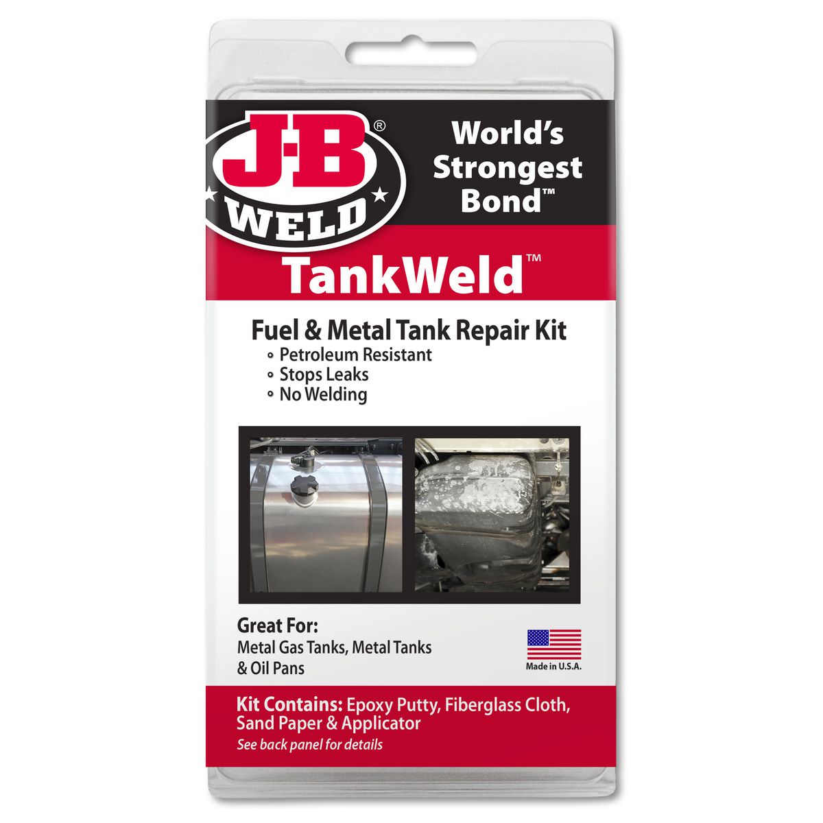 J-B Weld TankWeld Metal Tank Repair Kit 2110