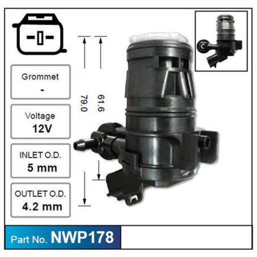 NICE Windscreen Washer Pump NWP178