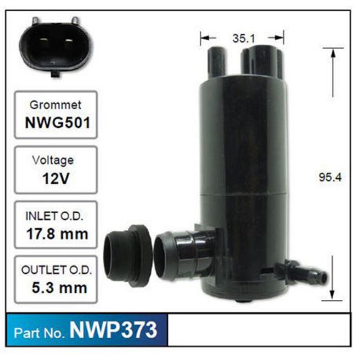 NICE Windscreen Washer Pump NWP373
