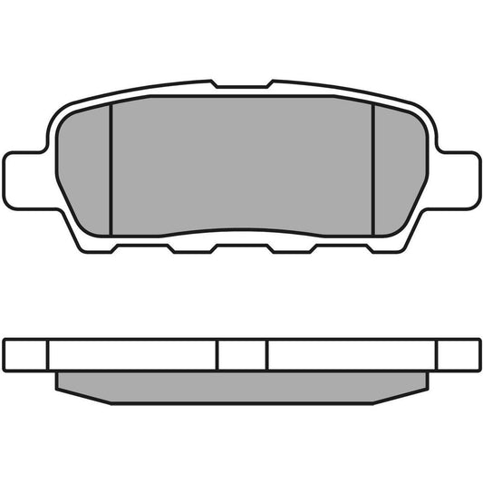 MEYLE Original Brake Pad Set Rear 025 238 7114/W