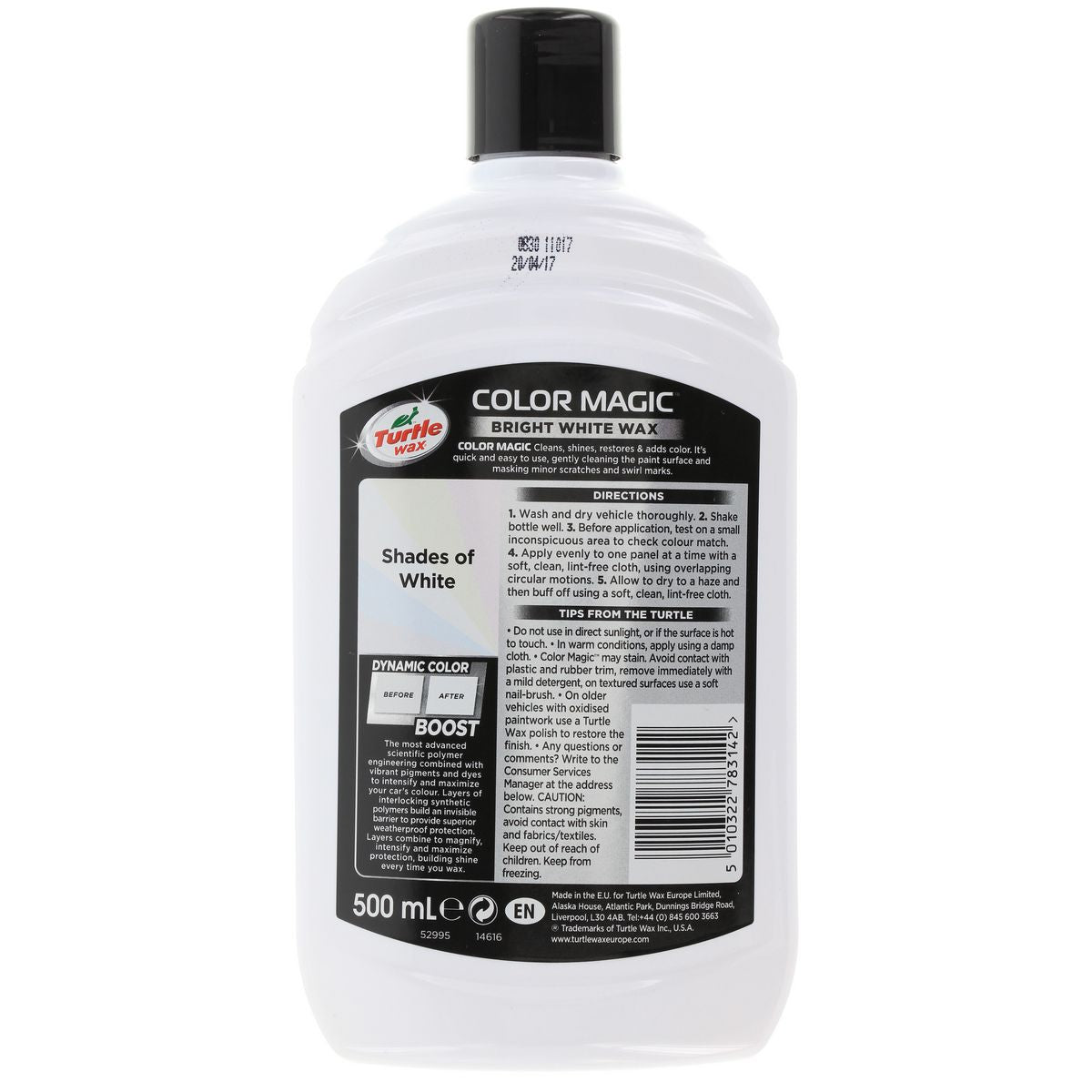 Turtle Wax Colour Magic White Polish 500ml