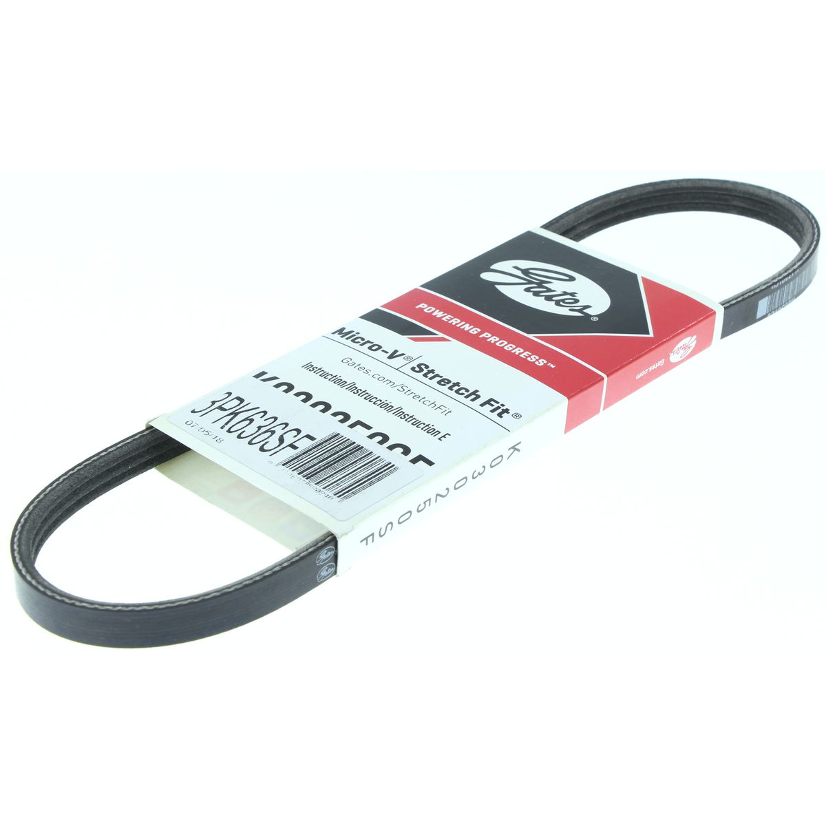 Gates Stretch Fit Micro-V Belt 3PK636SF