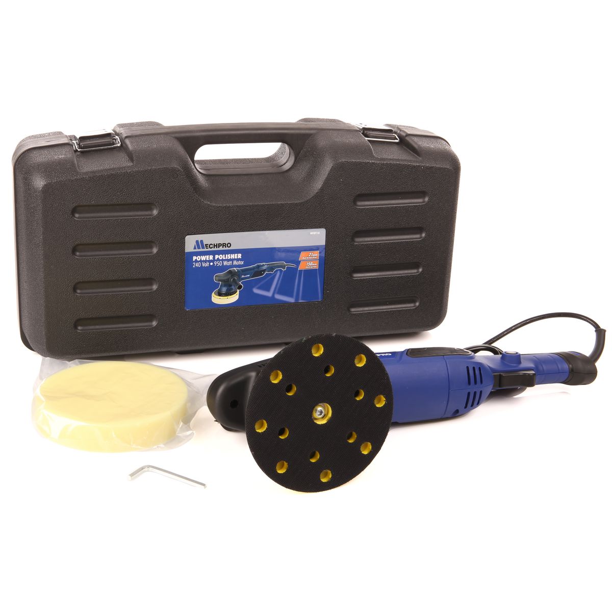 Mechpro Variable Speed Polisher 950W 150mm