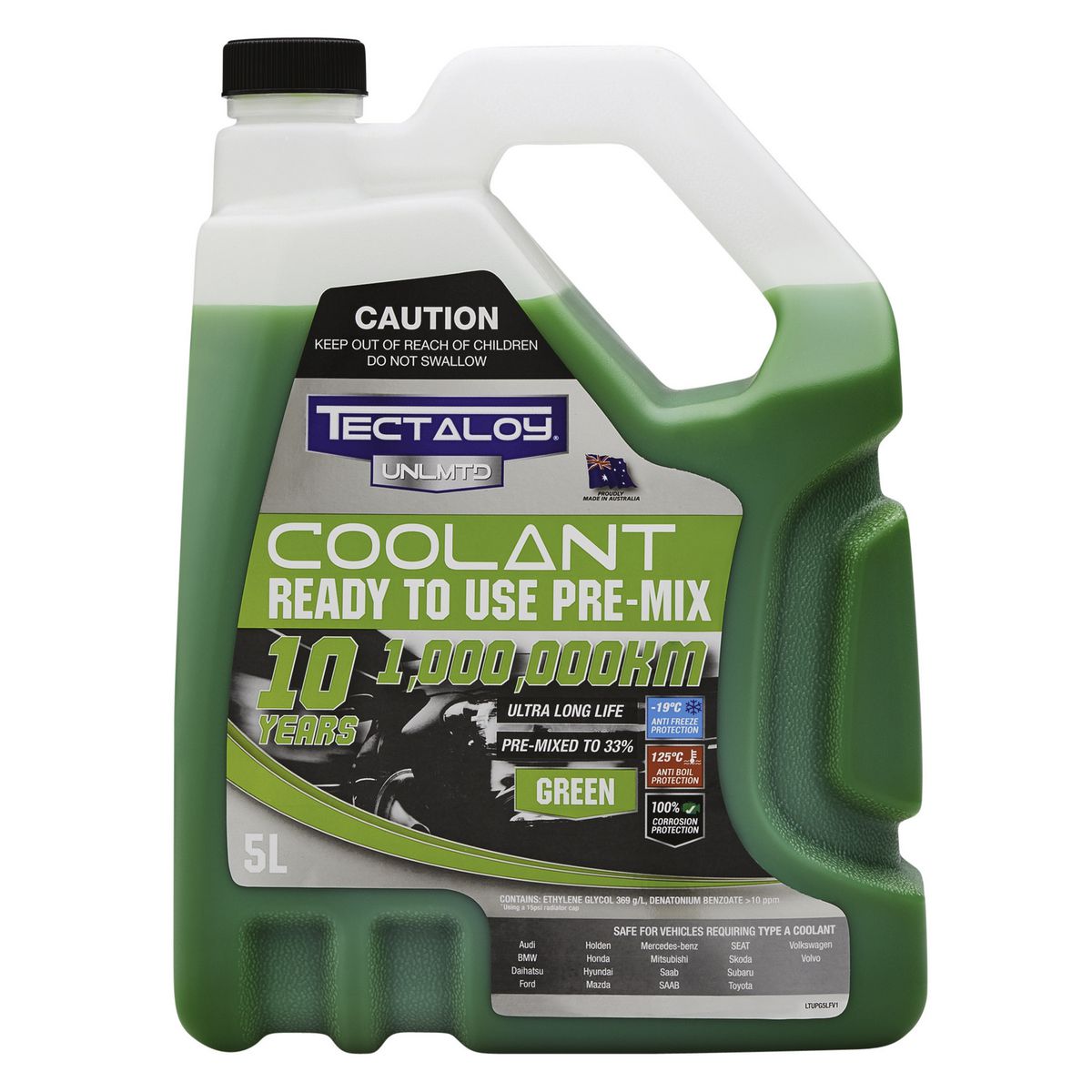 Tectaloy UNLMTD Premix Coolant Green 5L