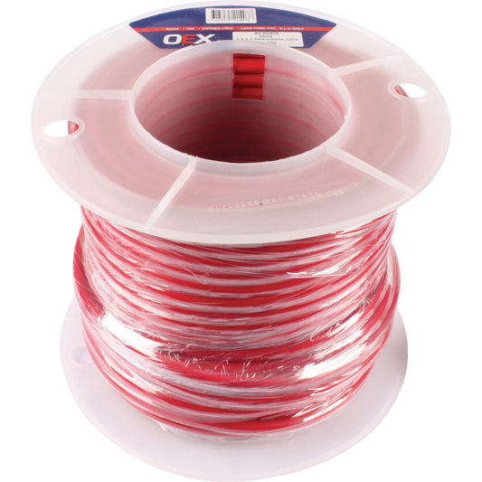 OEX 4 B&S Single Core Battery Cable Red 30M Roll ACX0905
