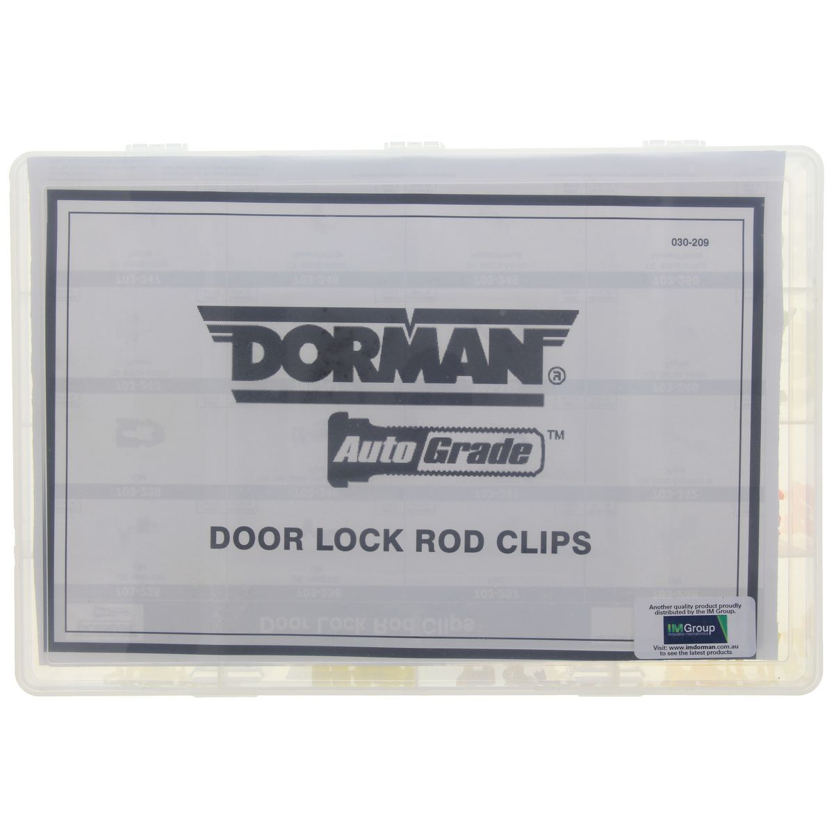 Dorman Door Lock Rod Clip Tech Tray 80Pc 030-209