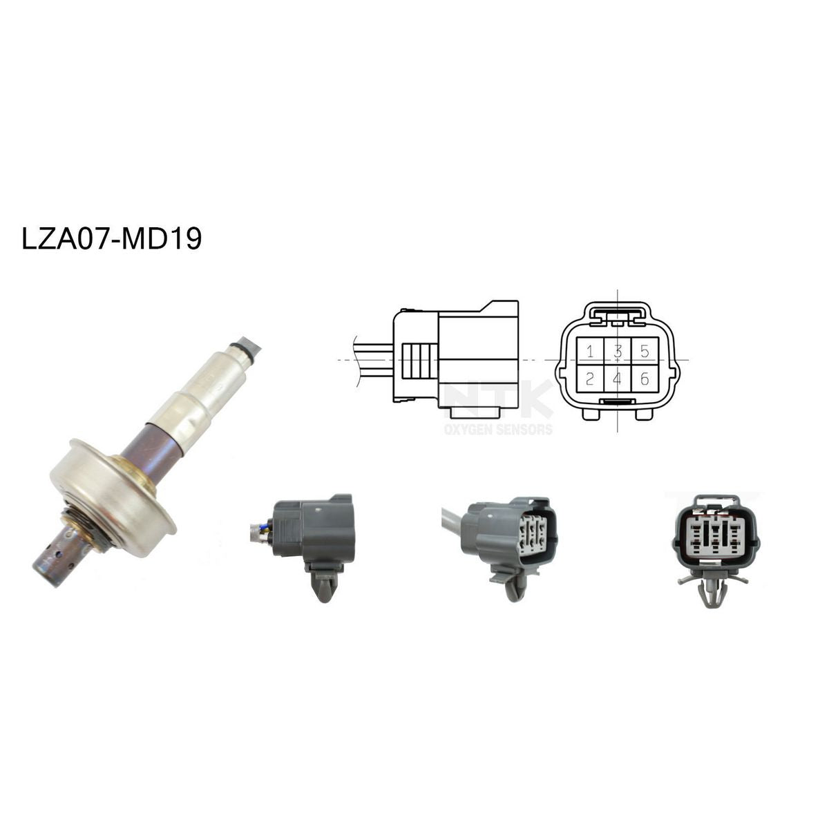 NTK Oxygen Lambda Sensor LZA07-MD19