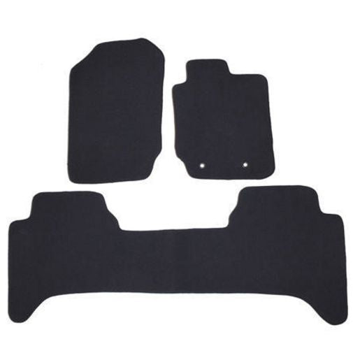 Sunland Floormats fits FORD RANGER (PX)/MAZDA BT50 3 Piece - Charcoal