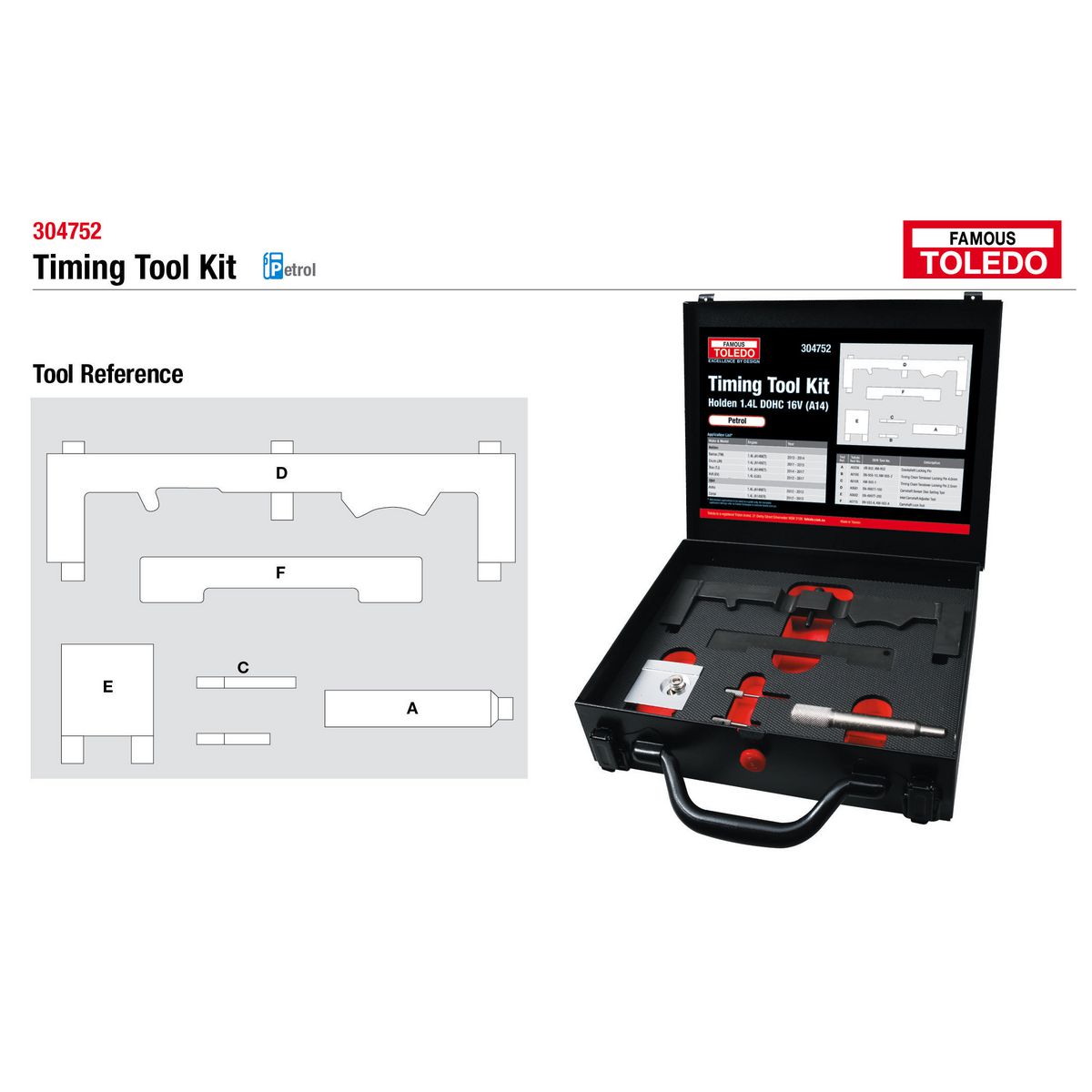 Toledo Timing Tool Kit 304752