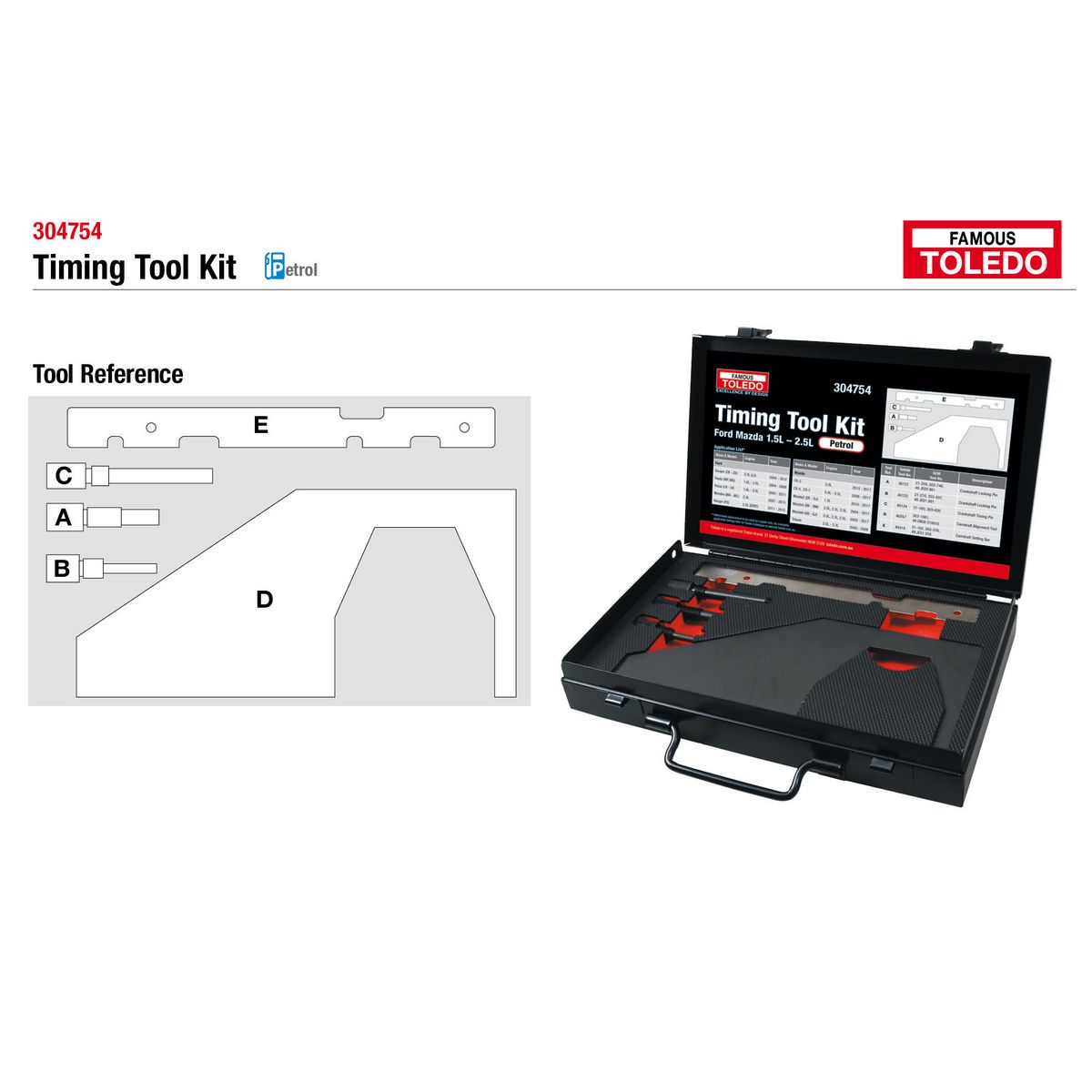 Toledo Timing Tool Kit 304754