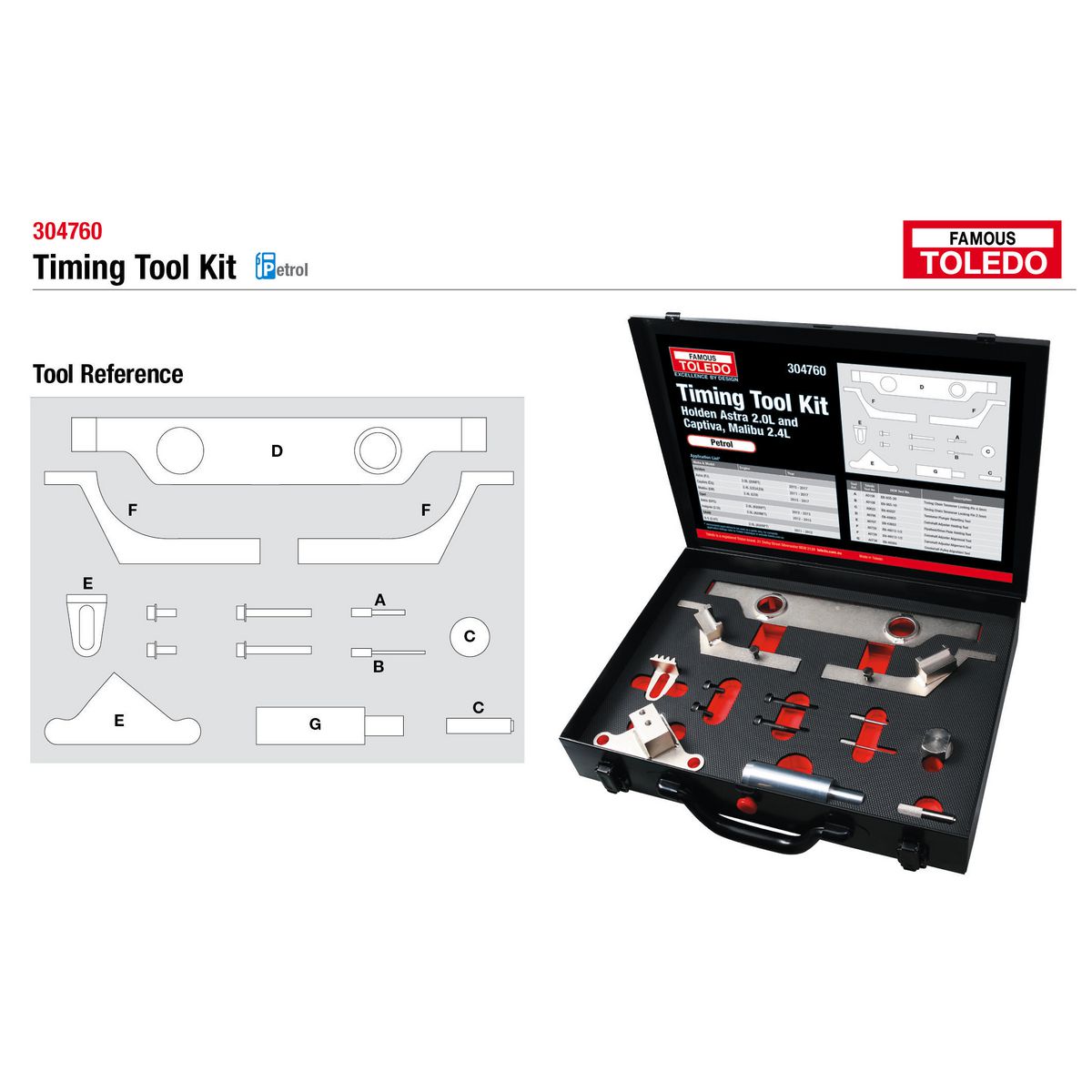 Toledo Timing Tool Kit 304760
