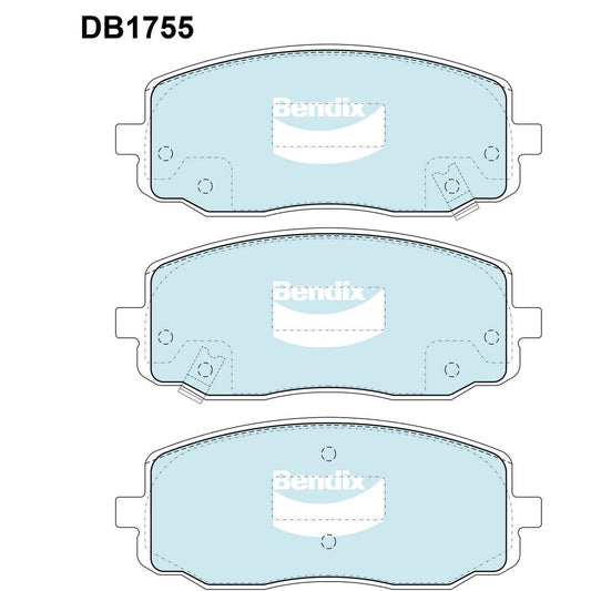 Bendix General CT Brake Pad Set DB1755 GCT