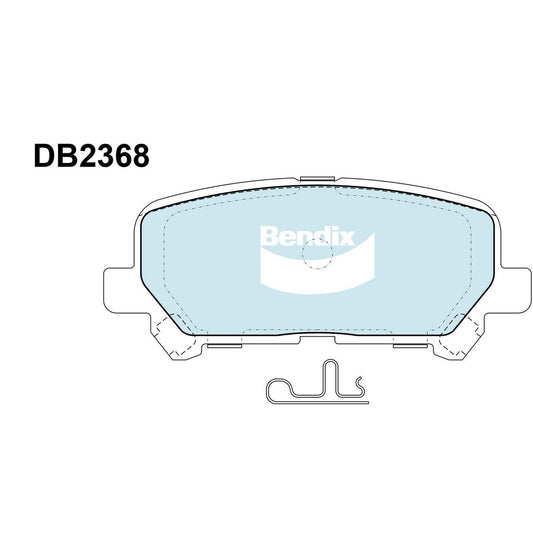 Bendix 4x4 Brake Pad Set Rear DB2368 -4WD