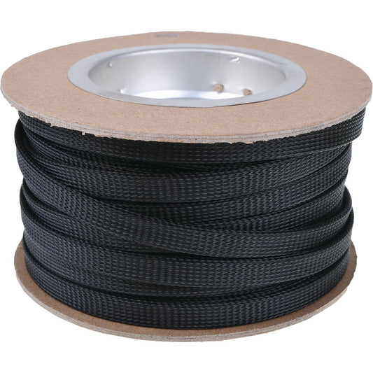 Techflex Flexible Braided Sleeving Clean Cut 10mm x 30m CCP0.38BK