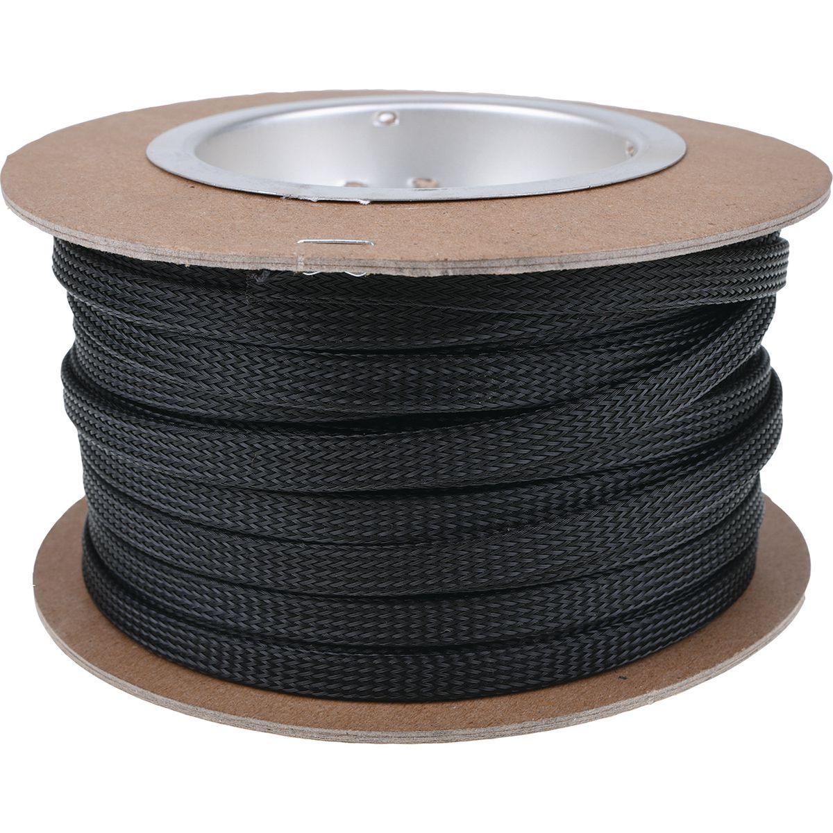 Techflex Flexible Braided Sleeving Clean Cut 6mm x 30m CCP0.25BK