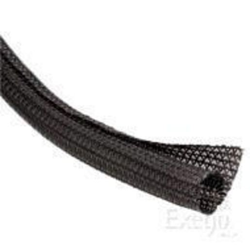 Techflex Flexo Flexible Split Braided Sleeving 6mm x 30m F6N0.25BK