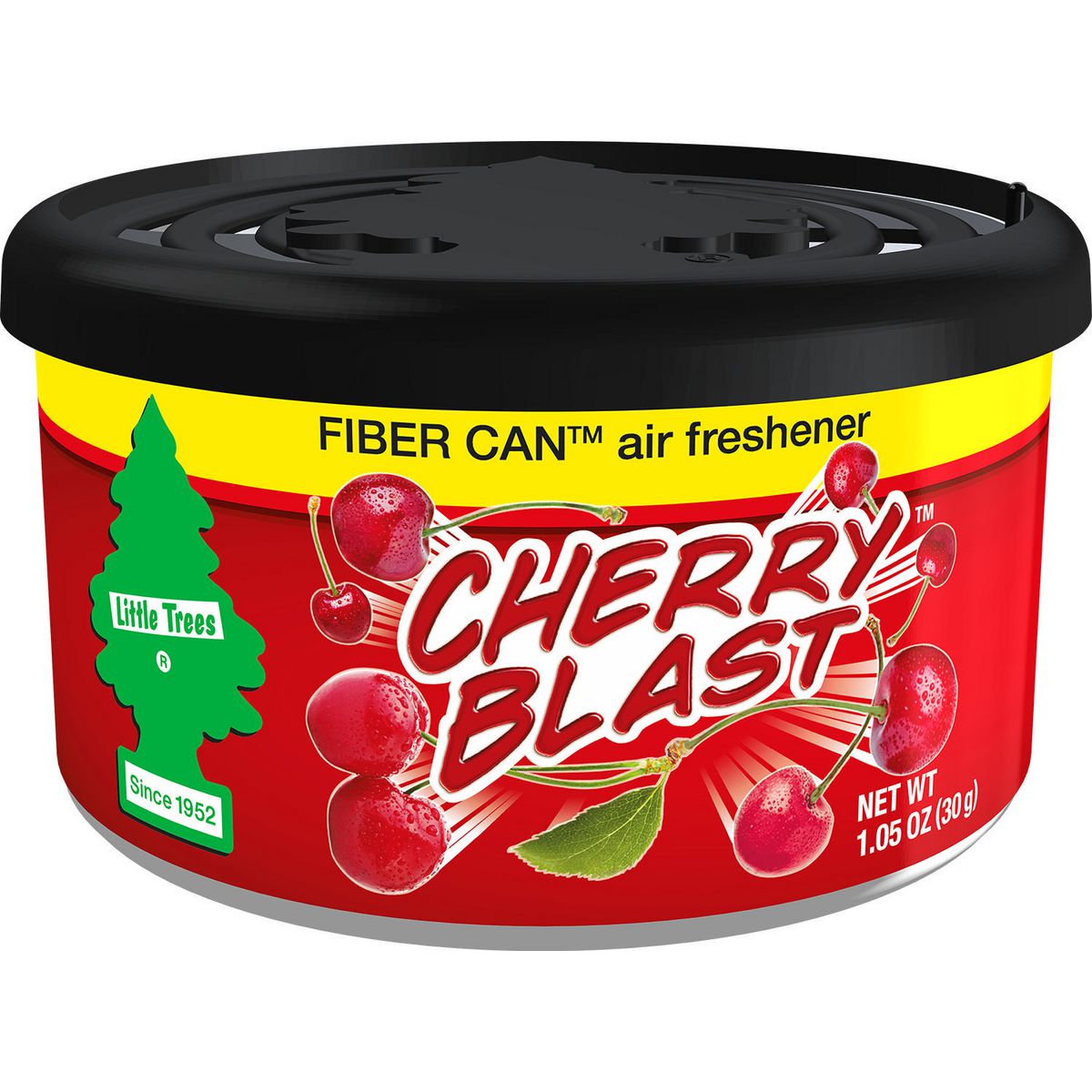 Little Trees Car Air Freshener Fiber Can Cherry Blast 1 Pack
