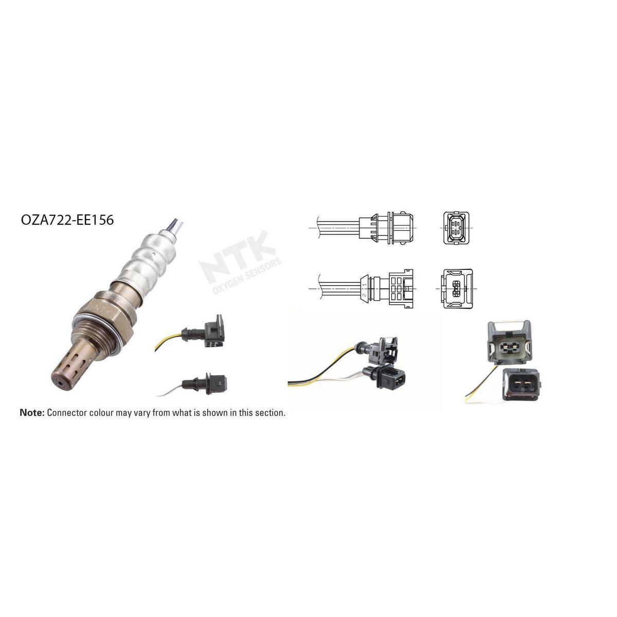NTK Oxygen Lambda Sensor OZA722-EE156