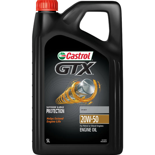 Castrol GTX Premium Mineral Engine Oil 20W-50 5L 3413901