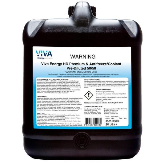 Shell Anti-Freeze Coolant HD Prem N 50/50 20L