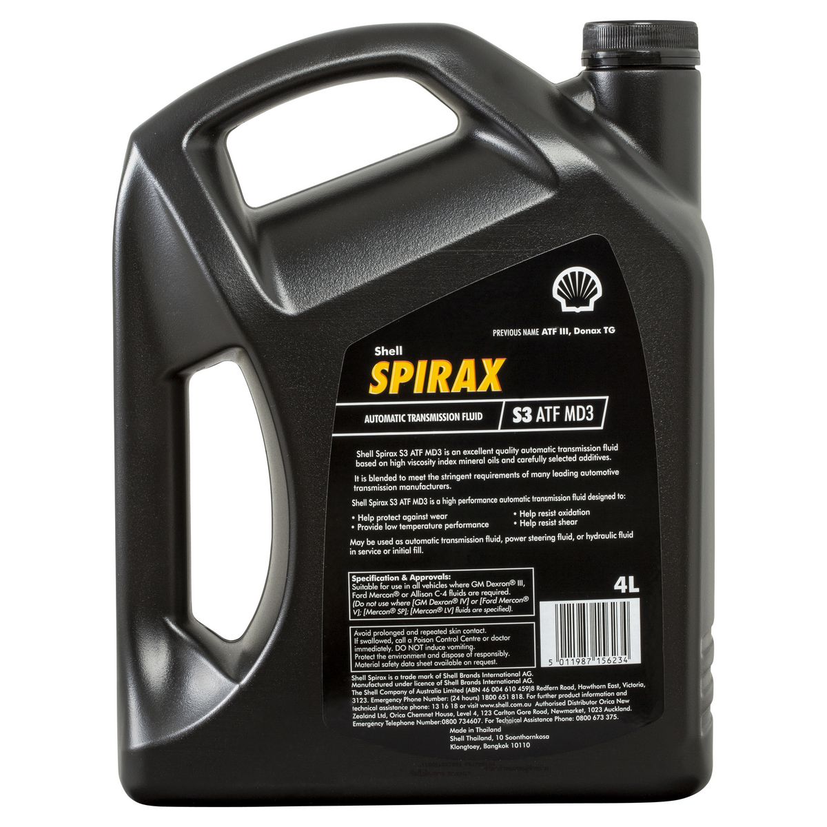Shell Spirax S3 ATF MD3 Transmission Fluid 4L