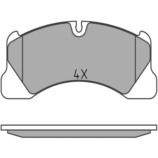 MEYLE PD Brake Pad Set Front 025 250 0717/PD