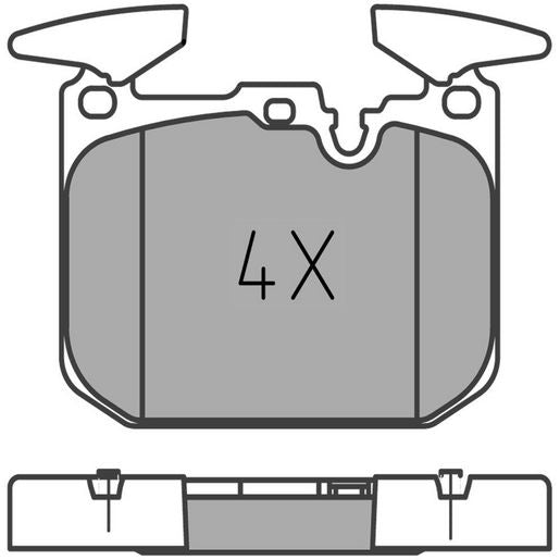 MEYLE Original Brake Pad Set Front 025 250 2818