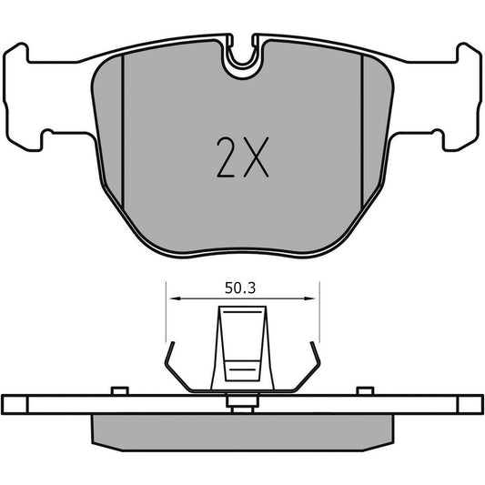 MEYLE Original Brake Pad Set Front 025 233 9719