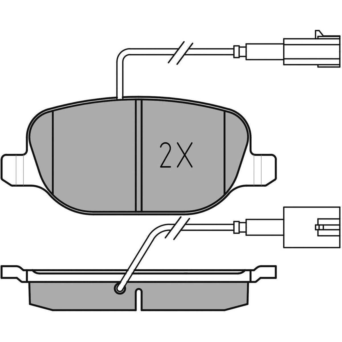 MEYLE Original Brake Pad Set Rear 025 238 1118