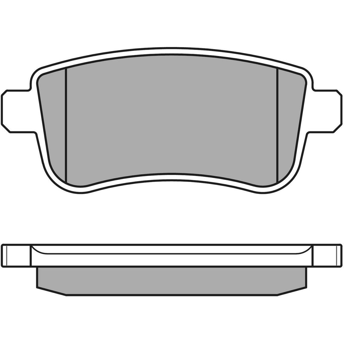 MEYLE Original Brake Pad Set Rear 025 248 2015