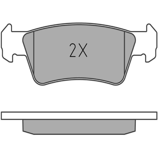 MEYLE Original Brake Pad Set Rear 025 243 6819