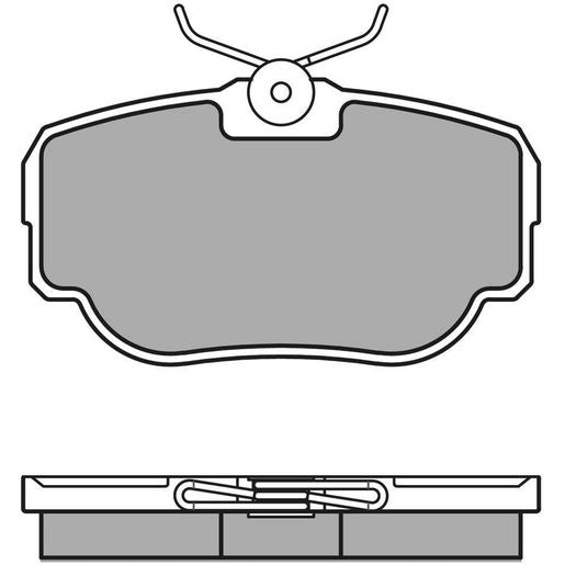 MEYLE Original Brake Pad Set Rear 025 234 5816