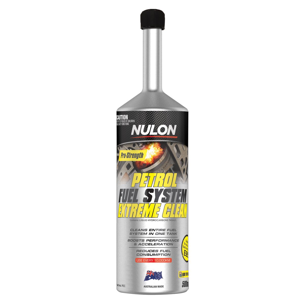 Nulon Pro-Strength Petrol System Extreme Clean 500ml PEC