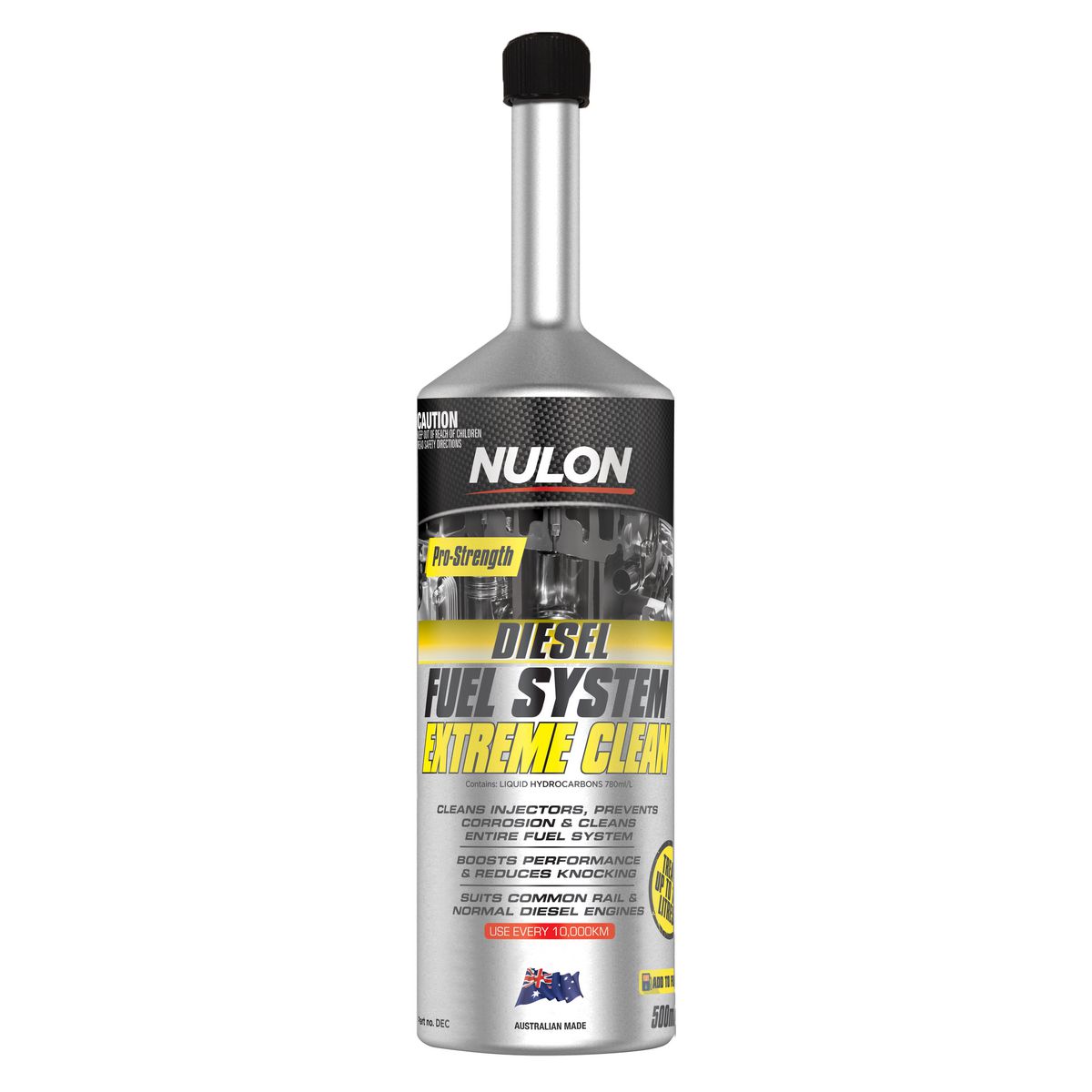 Nulon Pro-Strength Diesel System Extreme Clean 500ml DEC