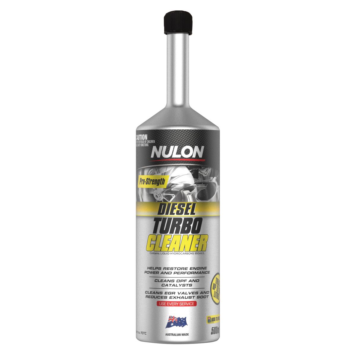 Nulon Pro-Strength Diesel Turbo Cleaner 500ml PDTC