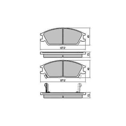 RDA Phantom Ceramic Brake Pad Set Front RDC1252