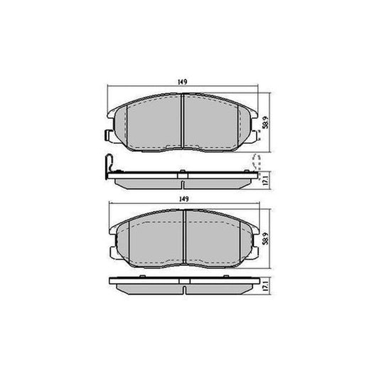 RDA Phantom Ceramic Brake Pad Set Front RDC1450