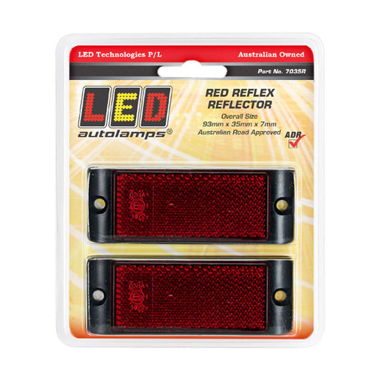 LED Autolamps Twin Blister Reflectors 7035R