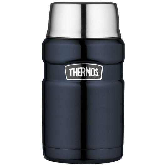 Thermos Stainless Steel Insulated Food Jar Blue 710ml Blue
