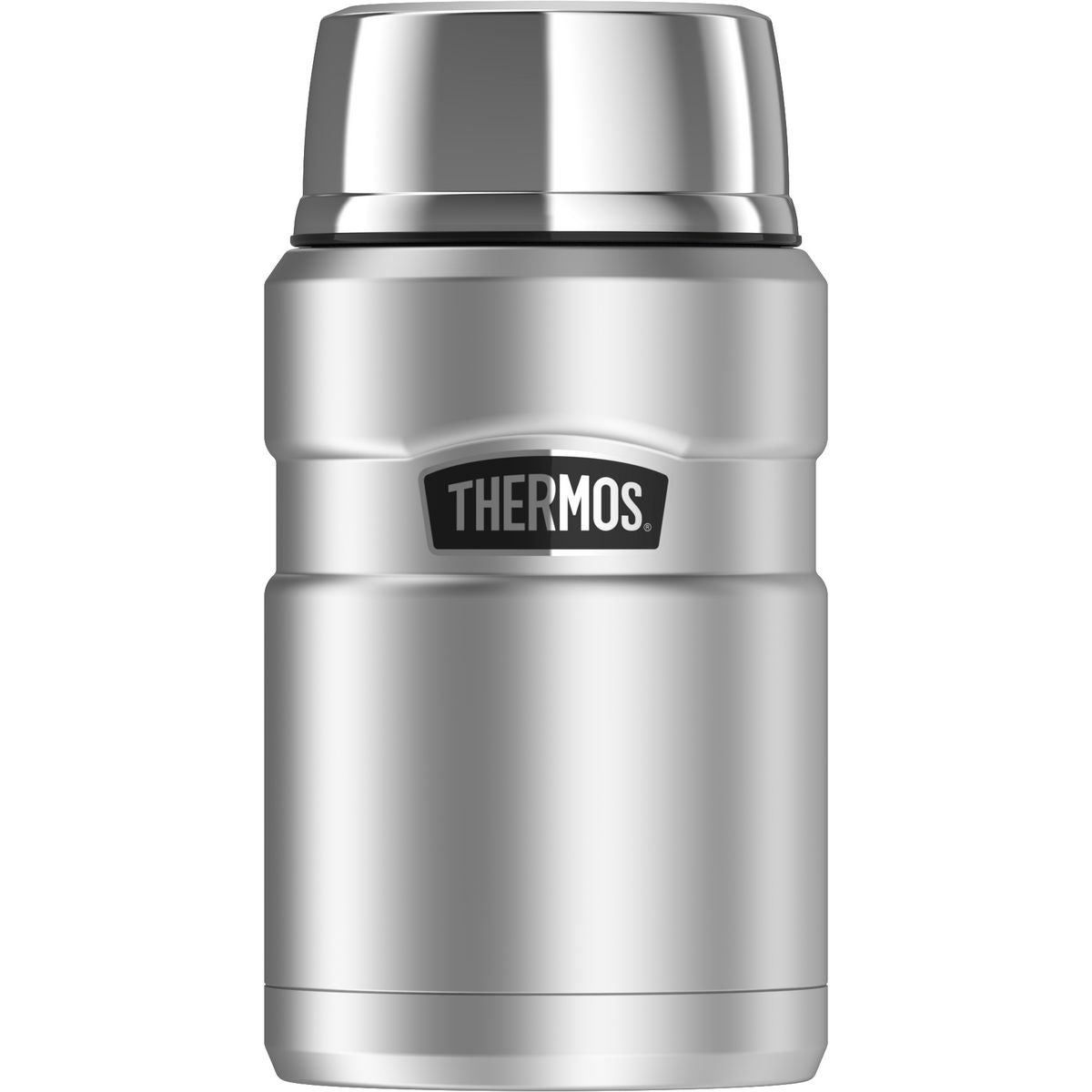 Thermos Stainless Steel Insulated Food Jar Blue 710ml Silver