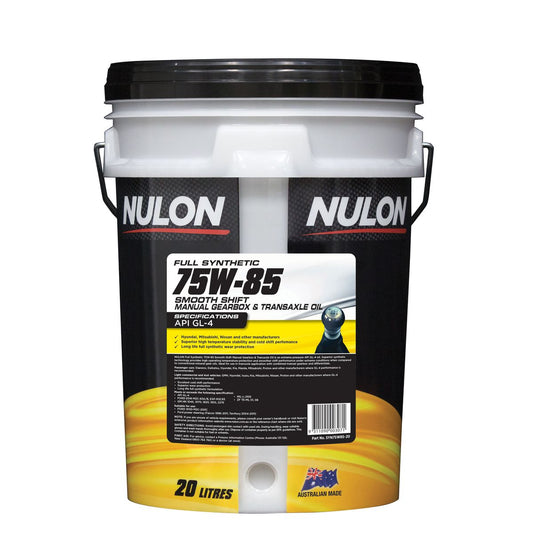 Nulon Full Synthetic Gearbox and Transaxle 75W-85 20L