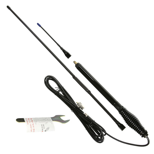 Maxi Trac 4x4 Fibreglass Elevated Feed UHF CB Antenna 3/6dB Kit 65cm MTAEF306