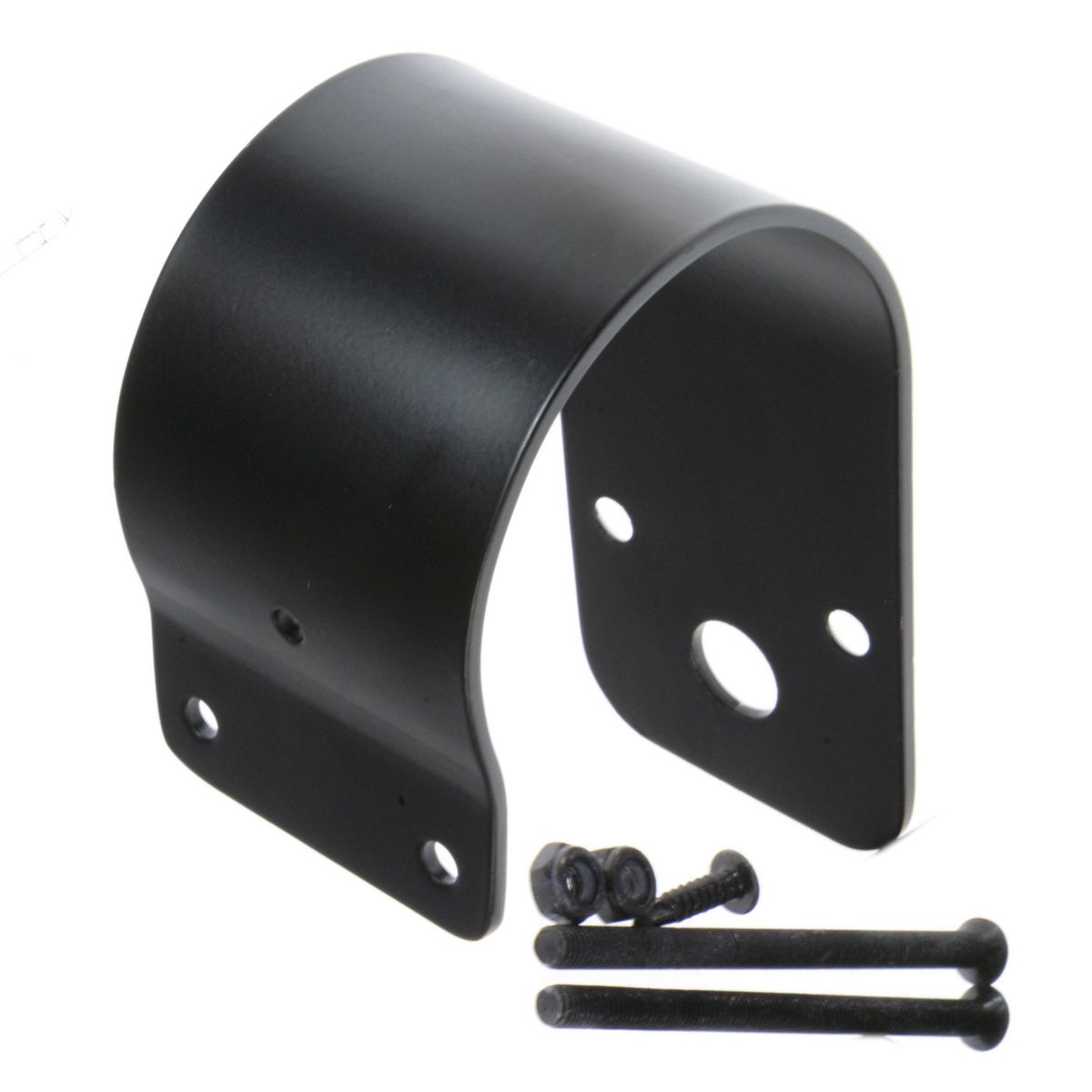 Maxi Trac 4x4 76mm Bull Bar UHF CB Antenna C Type Mounting Bracket Black MTB76