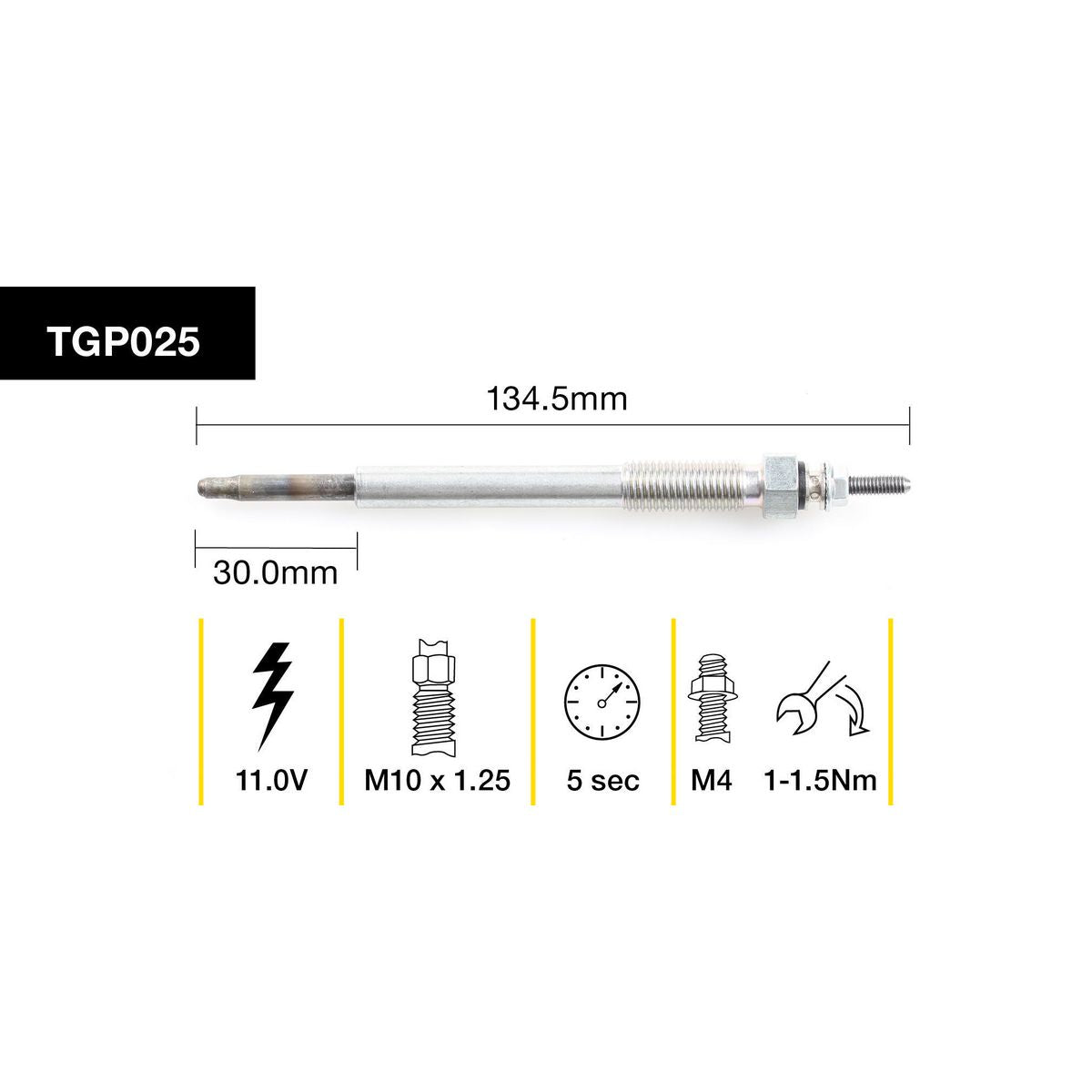 Tridon Glow Plug TGP025