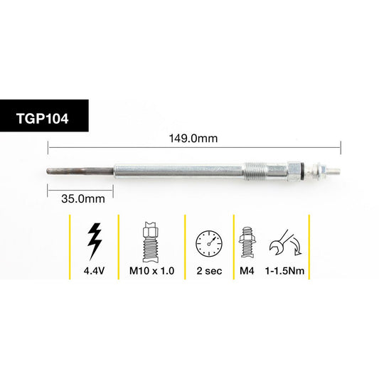 Tridon Glow Plug TGP104