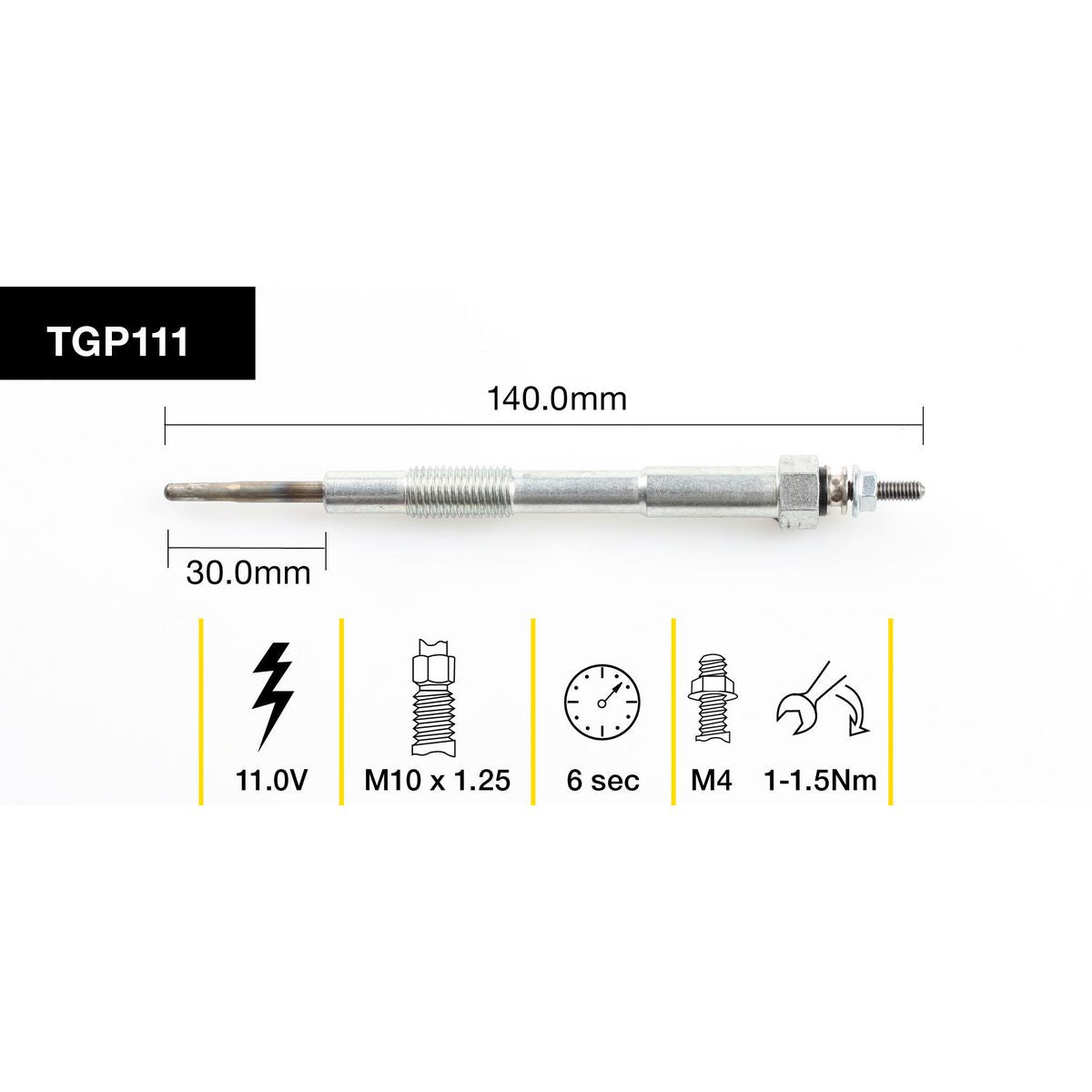 Tridon Glow Plug TGP111