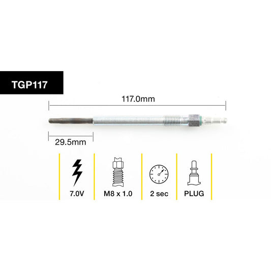 Tridon Glow Plug TGP117